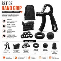 GENERICO - SET DE HAND GRIP EJERCITADOR DE MANO