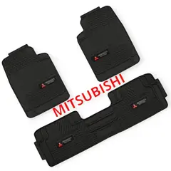 GENERICO - Piso Mitsubishi Universal 3 Piezas Auto Camioneta