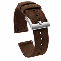 GENERICO - Correa Nylon Canvas para Redmi Watch 3 Active - Marron