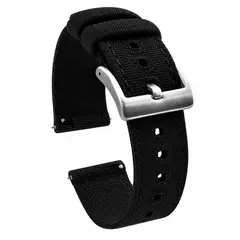 GENERICO - Correa Nylon Canvas para Redmi Watch 5 Lite - Active - Negro