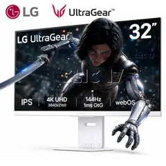 LG - Monitor Gamer UltraGear 32G810SA-W 32 4K UHD IPS 144Hz Smart webOS