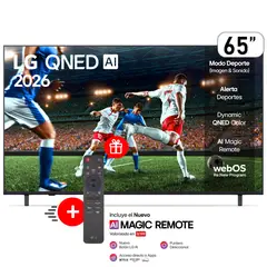 LG - Televisor 65 QNED 4K THINQ AI SMART 65QNED73ASA (2026)