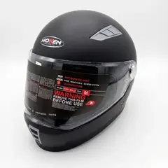 GENERICO - Casco De Moto Negro Marca Hoken FF851 Certificado Y Stock / Negro