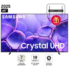 SAMSUNG - Televisor 65 Crystal Uhd U8000F Smart Tv 2025 + RACK