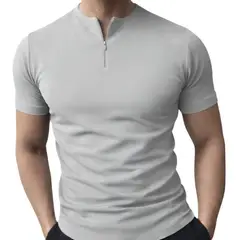 GENERICO - Polo Hombre Elegante Con Cierre