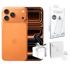 APPLE - IPHONE 17 PRO 256GB Esim - COSMIC ORANGE + CASE + CARGADOR.