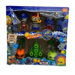 GENERICO - SET DE PLANTAS VS ZOMBIES EN CAJA
