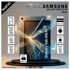 SAMSUNG - Tablet Galaxy Tab S10 FE 10.9 pulg. WUXGA 256GB 12GB RAM - GRAY