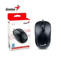 GENIUS - Mouse con cable Dx-110 Negro