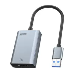 GENERICO - ADAPTADOR DE VIDEO LEMORELE USB A HDMI WINDOWS MAC EXTENDED MODE MIRROR MODE ADAPTADOR USB 3.0 A HDMI