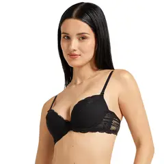 Caffarena - Sostén Push Up Encaje 6115