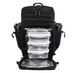 GENERICO - Mochila Militar Tactica Con Bolsillo Térmico Lonchera 45L Reforzada Almuerzo Viaje Trekking Ejercito