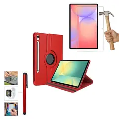 CASE - Funda Giratoria para Samsung Tab S10 FE 10.9 2025 SM-X520 + Mica + Lapiz