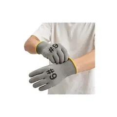 GUANTE - Guantes Para Todo Tipo de Trabajo T9 Gris x 12pares