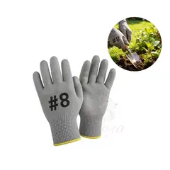 GUANTE - Guantes Para Todo Tipo de Trabajo T8 Gris x 12pares