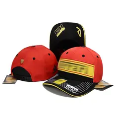 GENERICO - Gorra Ferra Formula 1 - Carlos Sainz Nueva Charles Lecrerc - F1 Rojo