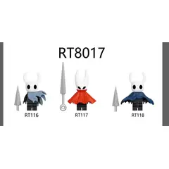 GENERICO - Juego de acción Hollow Knight Silksong Bloques de construcción Figuras de acción Juguetes educativos