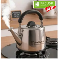 FACUSA - TETERA LUGO 3 LITROS - GARANTIA ACERO INOXIDABLE