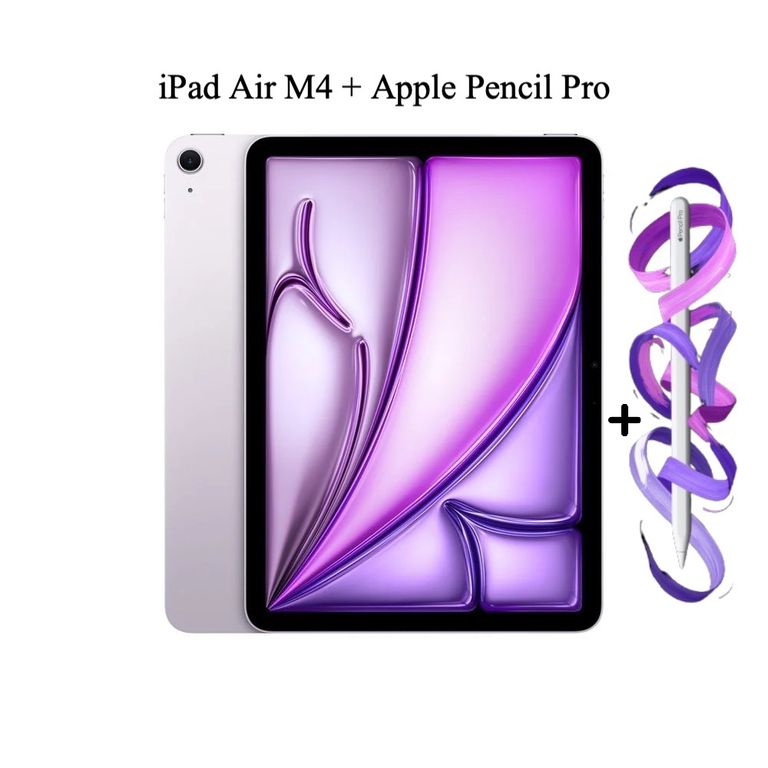 IPAD AIR 11 M4 128GB WIFI - PURPLE + PENCIL PRO