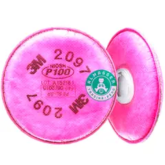 3M - Filtro 2097 (P100) Contra Partículas & Vapor Orgánico - Protección Respiratoria
