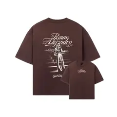 GENERICO - Polo Rauw Oversize Algodón Negro Oversized