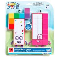 GENERICO - Figuras de 17 y 18 Numberblocks Friends