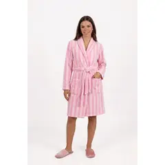 GENERICO - BATA PIJAMA ABRIGADORA OTOÑO INVIERNO DE MUJER