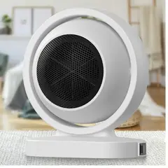 GENERICO - Calefactor Ventilador Eléctrico 380w Bajo Consumo BLANCO