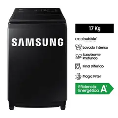 SAMSUNG - Lavadora de 17 kilos negro