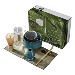ANYHOGAR - Juego De Té Matcha Japonés Set De Batidor Tazón Herramientas
