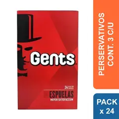 GENERICO - Preservativo Gents Espuelas Caja 72 unidades