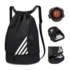 OEM - Mochila Backpack Deportiva con Compartimentos Multifuncional - Negro