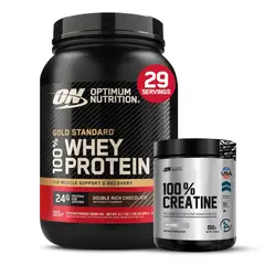 Optimum Nutrition - Proteina Gold Standard Whey 2 LB - Double Rich Chocolate + Creatina Universe Nutrition 150 G