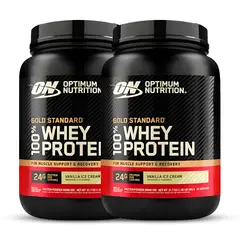 Optimum Nutrition - PACK X 02 - Gold Standard Whey 2 LB - Vainilla Ice Cream