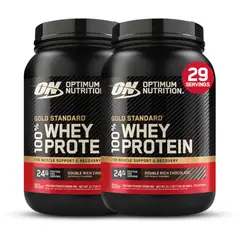 Optimum Nutrition - PACK X 02 - Gold Standard Whey 2 LB - Double Rich Chocolate
