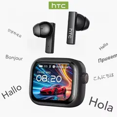 HTC - NE40 Audifonos Bluetooth inalámbricos, traductor de 135 idiomas y cancelacion de ruido