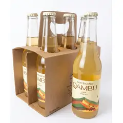 QAMBU - SIXPACK - KOMBUCHA PIÑA SERENA BT 350ML
