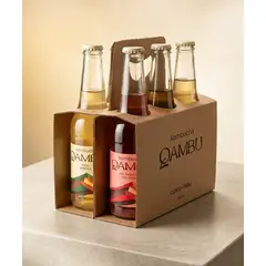 QAMBU - SIXPACK MIXTO - KOMBUCHA BT 350ML