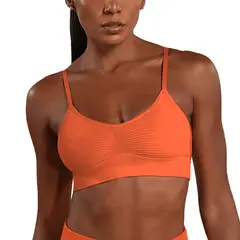 LUPO - Top de Mujer Deportivo Ajustable Sin Costuras Antimicrobial