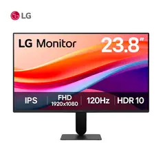 LG - Monitor IPS 24 Pulgadas Full HD 120Hz 24U411A-B HDMI VGA HDR10