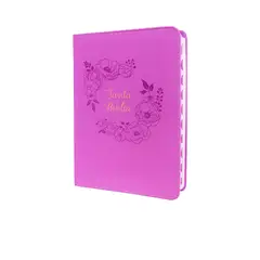 GENERICO - Biblia Reina Valera 1960 Letra Grande PJR Holman Flores Magenta