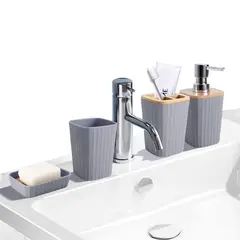 INSPIRA - Set de Baño 6 Piezas Modern Gris