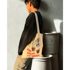 NATTY BAGS - Mas espresso - Tote bag cafe