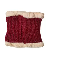 GENERICO - Gorro Chullo con Bufanda de lana y felpa para Invierno