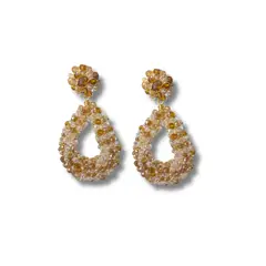 GENERICO - Aretes de cristales Gemma para marinera