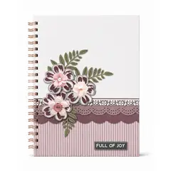 GENERICO - CUADERNO A4 FLORES + SET DE ESCRITORIO