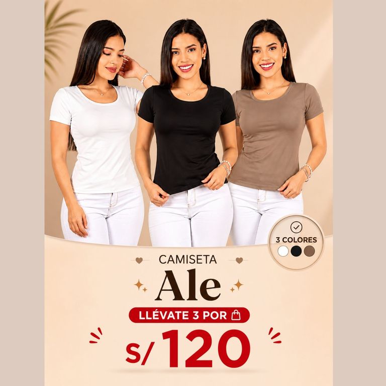 POLO BÁSICOS ALI PACK X 3 - BRILLARHAS