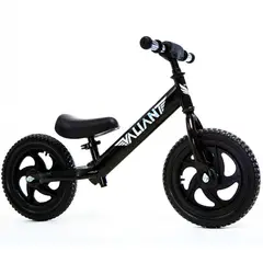 VALIANT - Bicicleta de Equilibrio para bebes Aro 12 (1 a 4 años) Negra