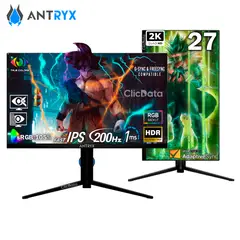 ANTRYX - Monitor Gamer Xtreme Vision IPX2735Q 27” QHD 200Hz 1ms Fast IPS RGB Pivot