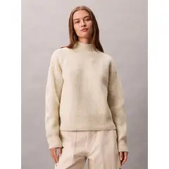 CALVIN KLEIN - SWEATER WOOLEN STITCH PULLOVER CK